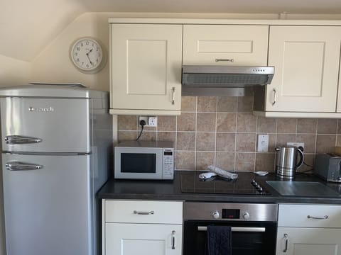 Nice and bright, with under cupboard lighting