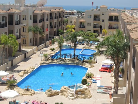 Complex view from the Balcony of the apartment.