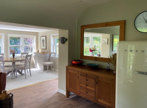 Kitchen looking through to dining room