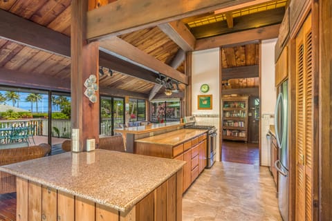 Lots of counter space for prepping meals and drinks