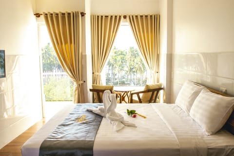 Deluxe Room, 1 Queen Bed, Balcony, Sea View | View from room