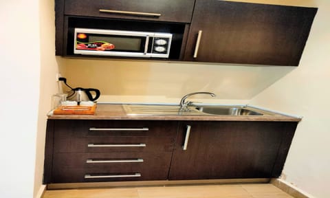 Executive Suite | Private kitchen | Mini-fridge, electric kettle