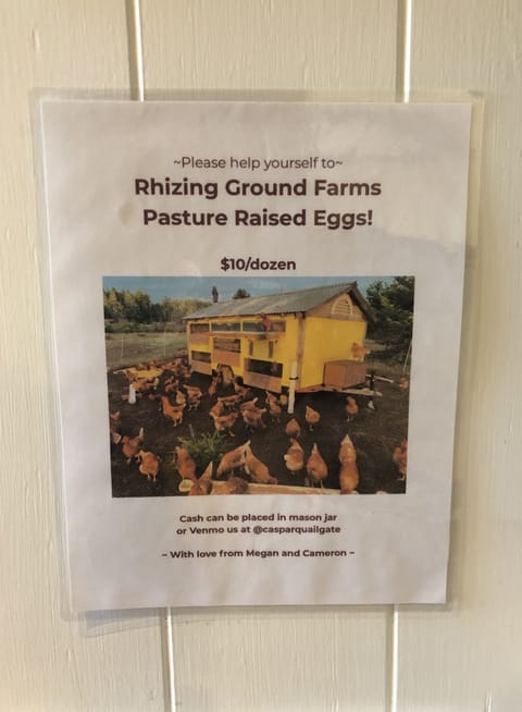 Please note that portable chicken fences are electric! Do not touch.