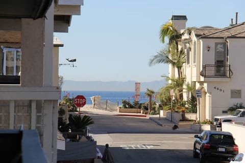 View of Catalina Island from the beach!
