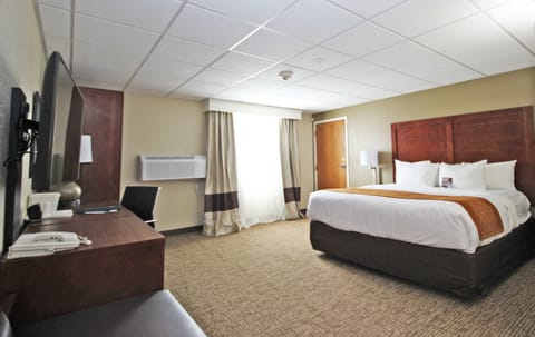 Deluxe Room, 1 King Bed, Accessible, Non Smoking (Transfer Shower) | Premium bedding, pillowtop beds, in-room safe, desk