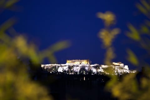 Parthenon from the roof top terrace