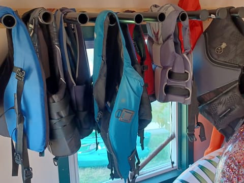 Life vests in almost every size