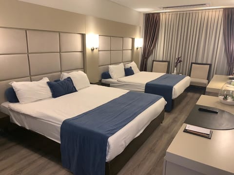 Quadruple Room, Multiple Beds | View from room