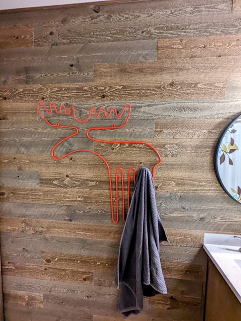 Moose towel holder