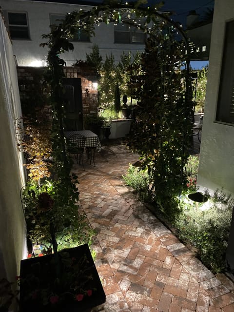 Enjoy evening outdoors in the rear yard