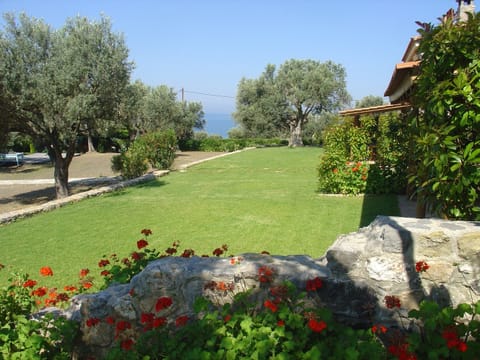 Garden and sea view