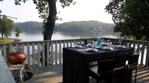 The Upper Deck with charcoal grill