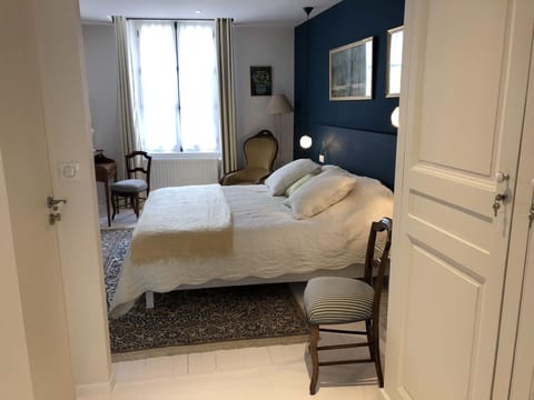 Deluxe Double or Twin Room (La Chambre Bleue) | Premium bedding, pillowtop beds, individually decorated