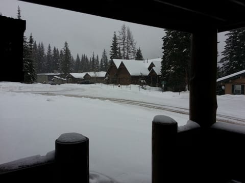 View from Dining room Sliding glass door.