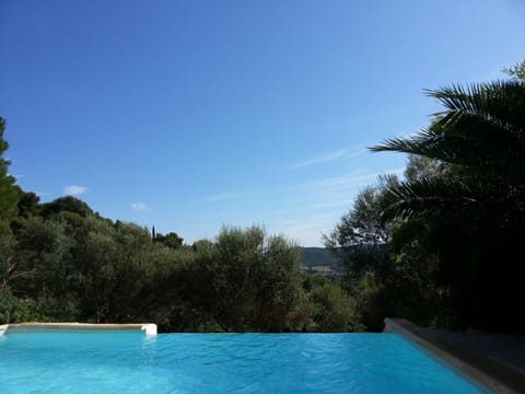 View from the swimmingpool terrace