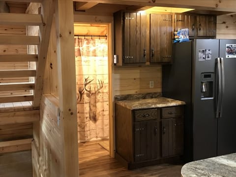 Full Bathroom entrance off of the kitchen