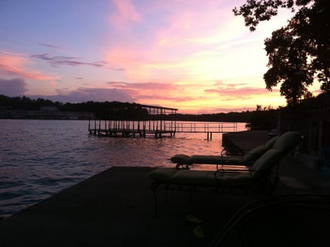 Spectacular view to the west from deck.
