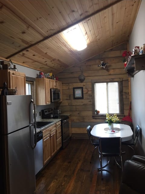 Kitchen has everything you need . 