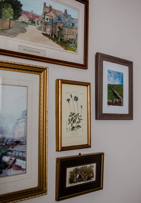 A collection of eclectic artwork