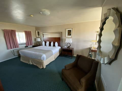 Luxury Single Room, 1 King Bed, Mountain View | Egyptian cotton sheets, premium bedding, pillowtop beds, blackout drapes