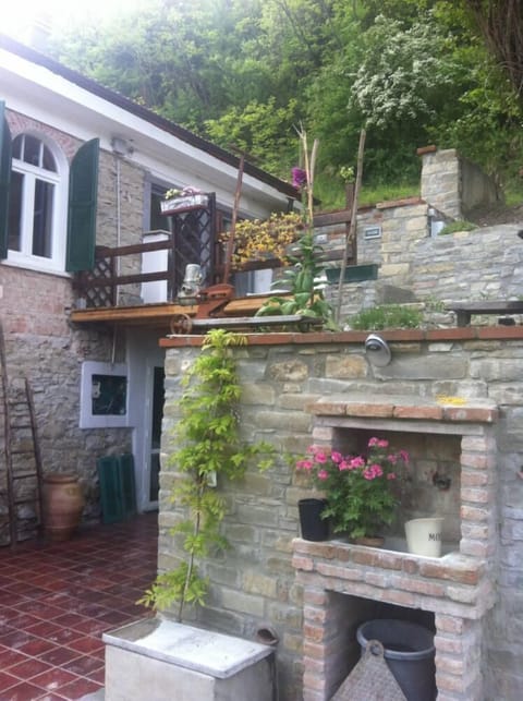 Exterior of the farmhouse