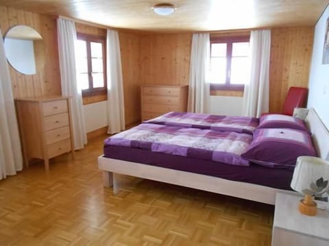Large bedroom with double bed ...