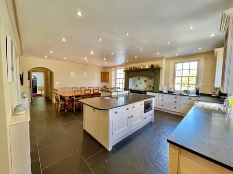 Kitchen with seating for 16