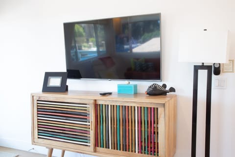 Or in front of the Smart TV