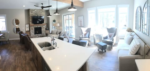 Main Floor- never miss any of the action while cooking up a hearty meal!