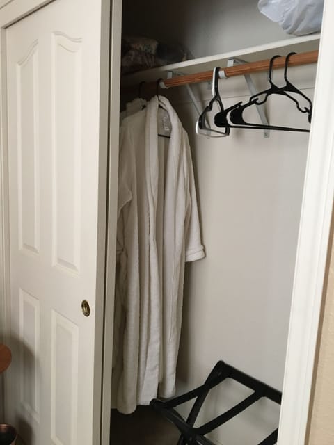 Closet with comfy robes