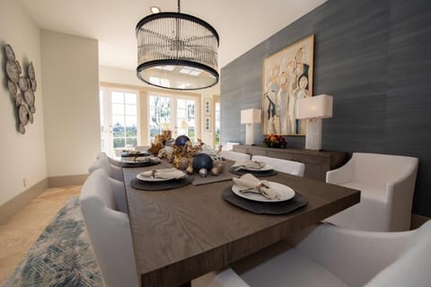 Formal Dining area, seats 8-10 guests