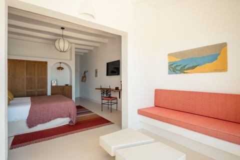 Suite, Sea View (Es Vedra) | Premium bedding, down comforters, memory foam beds, minibar