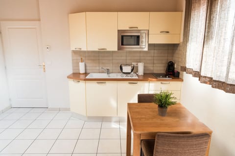 Studio | Private kitchen | Fridge, microwave, stovetop, electric kettle