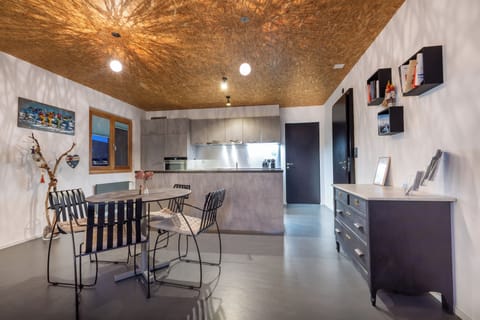 Design Apartment, 1 King Bed with Sofa bed, Non Smoking, Valley View | Private kitchen | Coffee/tea maker, electric kettle, highchair