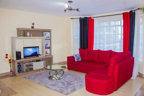 Apartment, 3 Bedrooms, Balcony | Living room | 43-inch Smart TV with digital channels, Netflix, streaming services