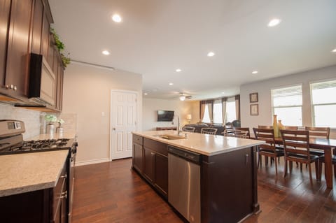 Living Room/Dining Room view from Kitchen