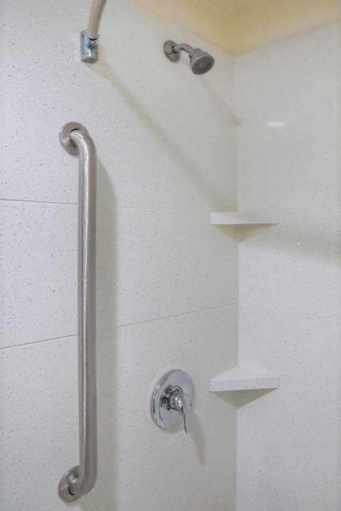 Deluxe Room, 2 Queen Beds (Deluxe Room with 2 Queen Beds) | Bathroom | Shower, eco-friendly toiletries, hair dryer, towels