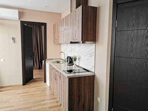 Standard Apartment, 1 Bedroom | Private kitchen | Electric kettle