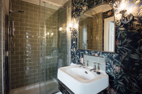 Large Double Room | Bathroom | Designer toiletries, hair dryer, towels