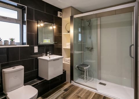 Deluxe Triple Room, Multiple Beds | Bathroom | Rainfall showerhead, free toiletries, hair dryer, towels