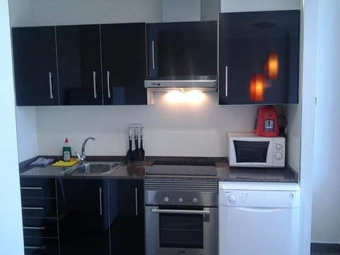 Studio, Sea View | Private kitchen | Full-size fridge, microwave, oven, stovetop