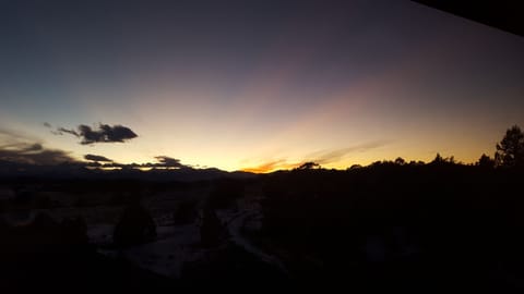 sunset over Sangre mts