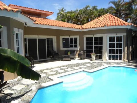 Beautiful outdoor area beside the swimming pool!
