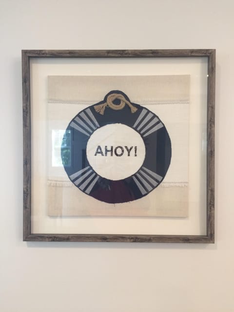 Theme of the house is a relaxing beach theme.