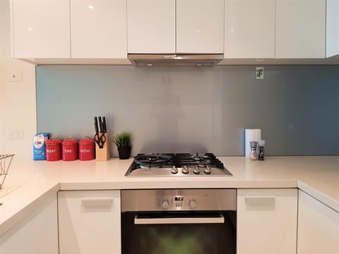 Premium Apartment, 3 Bedrooms, Non Smoking, 2 Bathrooms | Private kitchen | Fridge, microwave, oven, stovetop