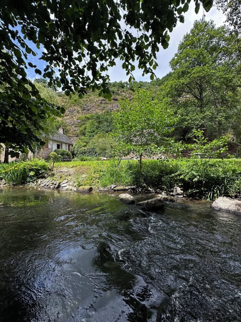 view of house from river and near plunge spot
