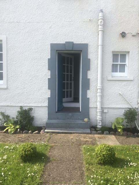 Front door of The Lighthouse Keeper's Cottage. 