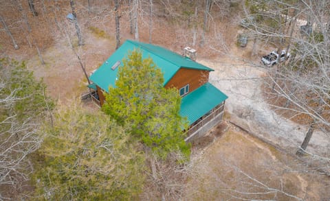 View from above in the winter