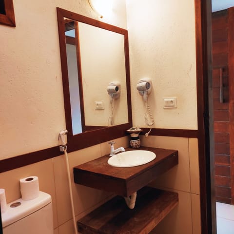 Room, Ground Floor | Bathroom | Shower, free toiletries, hair dryer, towels