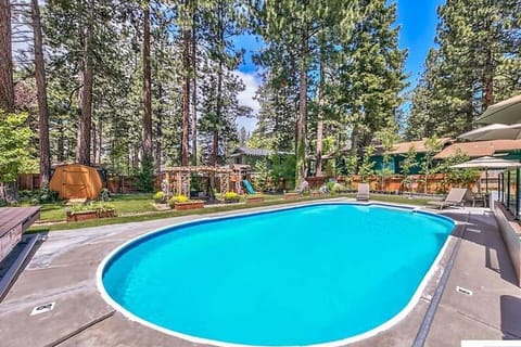 Heated Salt water private swimming pool 2